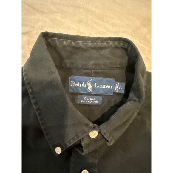 Ralph Lauren Button-Up Shirt L Men's Blake 100% Cotton Polo Logo Red horse - Picture 4 of 11